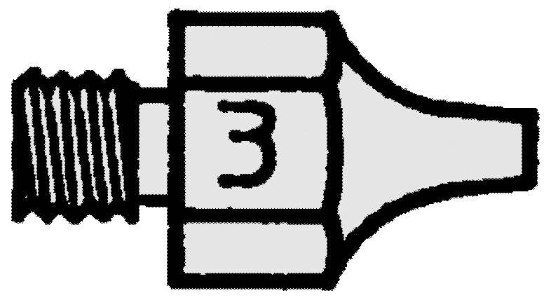 DS 113 Saugdüse, Außen 2,5 mm, Innen 1,2 mm