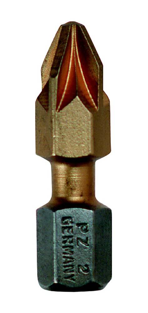 Eine Nahaufnahme eines braunen und grauen Bohrbithalters mit einem sternförmigen Design an seiner Spitze, der zum Eindrehen von Schrauben oder Bolzen verwendet wird.