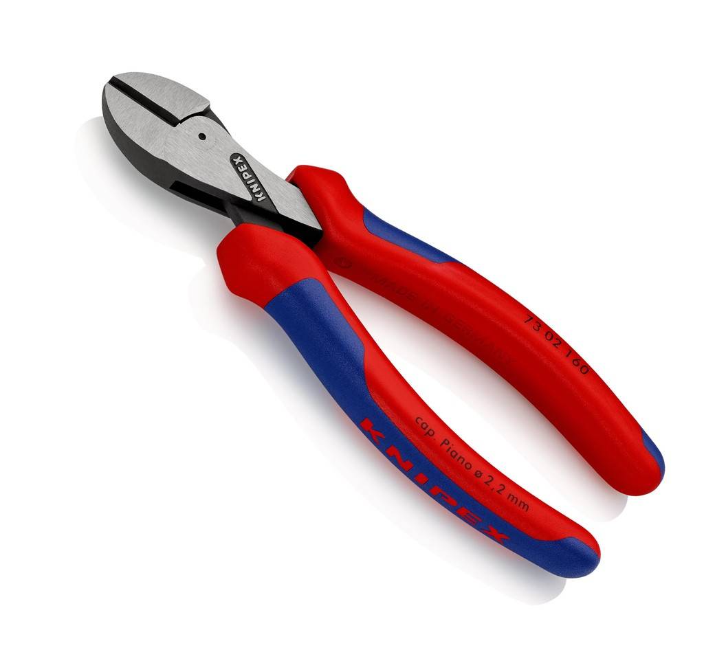 73 02 160 KNIPEX X-Cutschneidet präzise feinste Drähte ebenso wie mehrdrähtige Kabel und harten Pianodraht. Kraftvoll, leicht und universell. Hohe