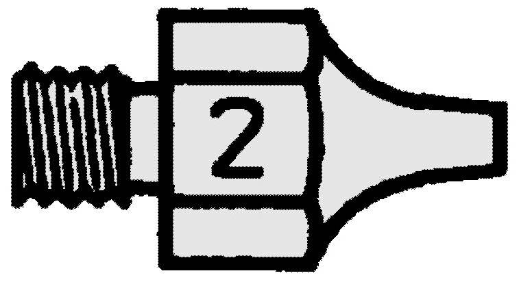DS 112 Saugdüse, Außen 2,3 mm, Innen 1 mm