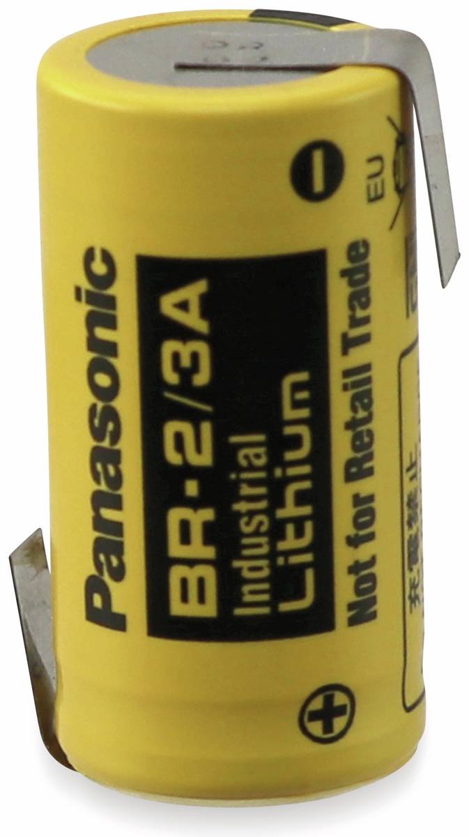 PANASONIC Lithium-Batterie BR 2/3AN, 3 V-, 1200 mAh