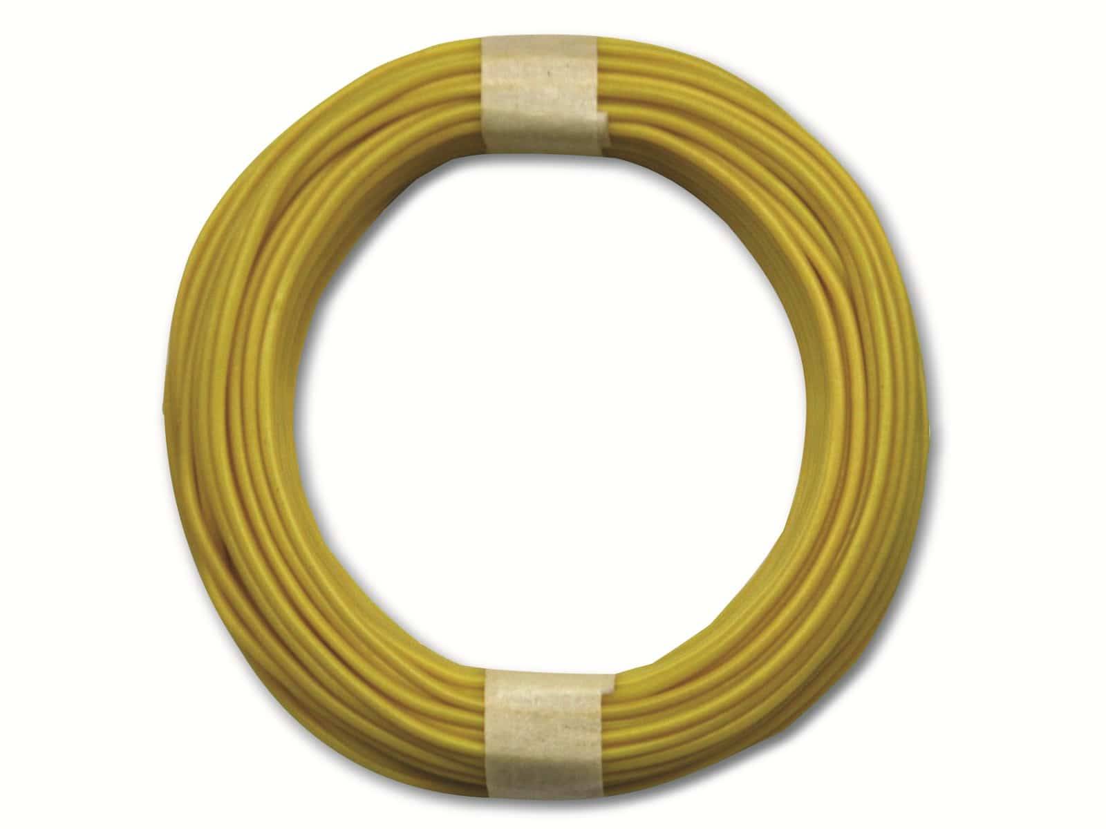 BELI-BECO Kupferlitze, L 118/10 ge, 10m, gelb, 0,14mm²