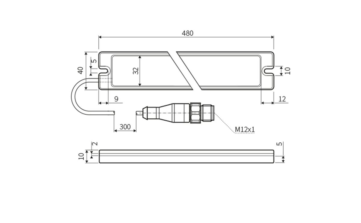 Maschinenleuchte (flach) - AB003 - autosen