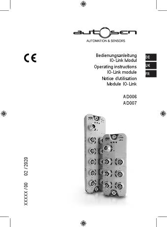 IO-Link Eingangsmodul für binäre Signale - AD006 - autosen