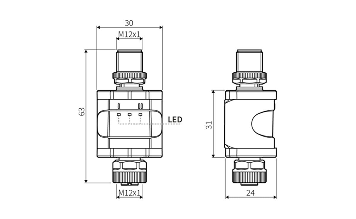 IO-Link Datensplitter - AD008 - autosen