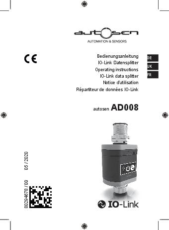 IO-Link Datensplitter - AD008 - autosen