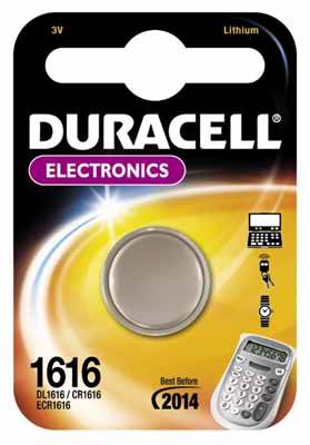 Duracell DL1616 - Einwegbatterie - CR1616 - Lithium - 3 V - 1 Stück(e) - 6 mm