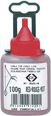 C.K T3521R 100 Kreidepulver Rot 100 g (T3521R 100)