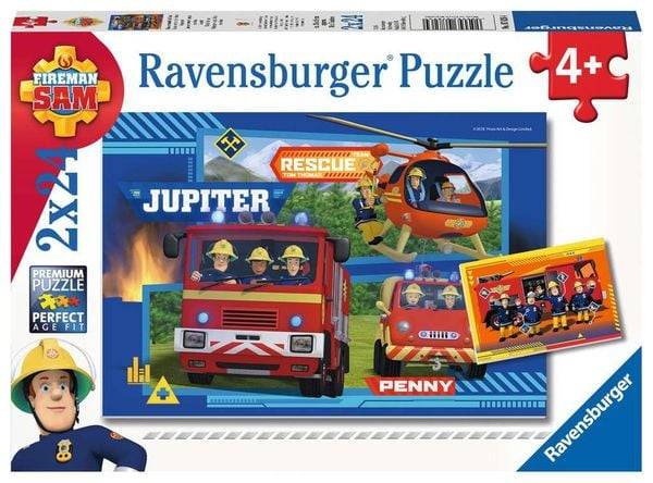 Puzzle Ravensburger Wasser marsch mit Sam 2 X 24 Teile