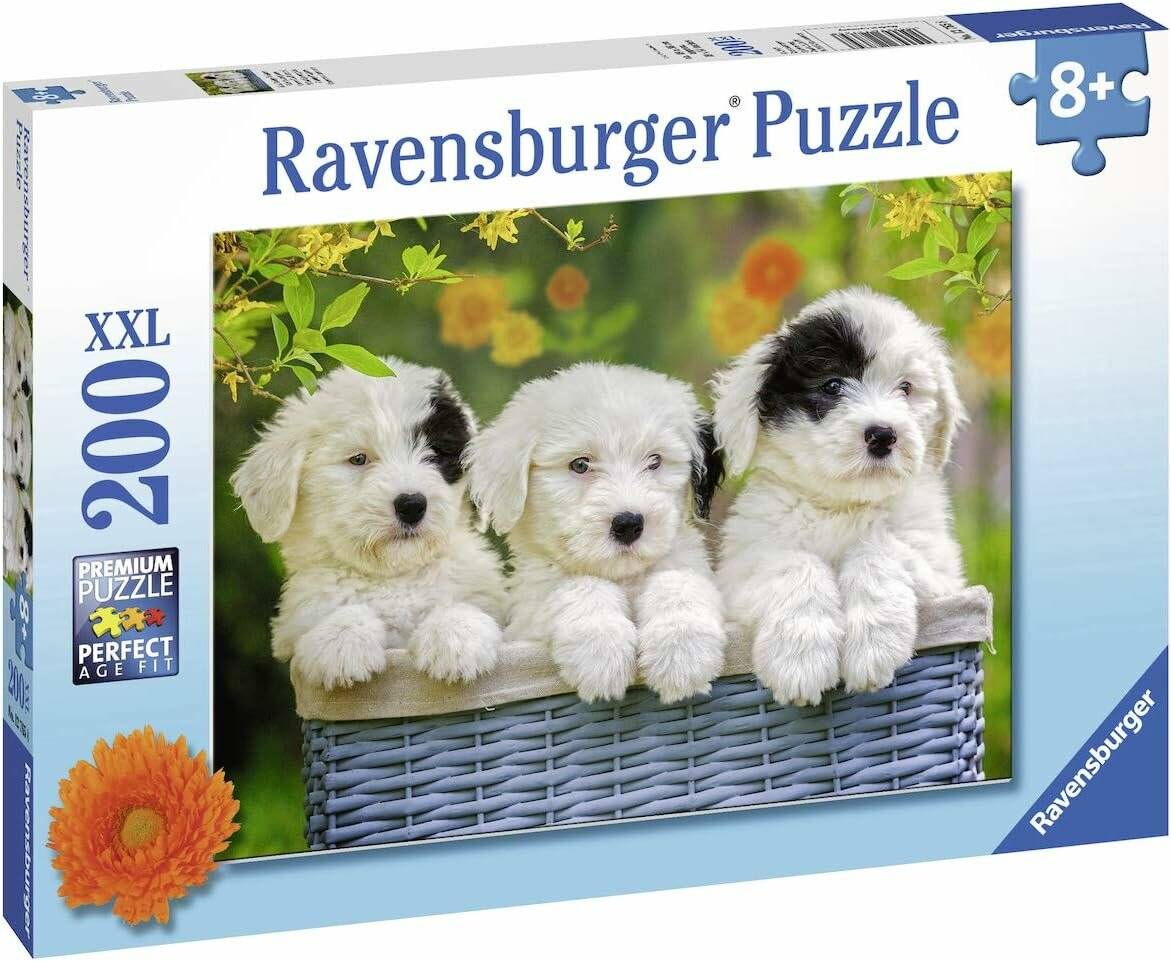 RAVENSBURGER Puzzle Niedliche Welpen XXL 200 Teile