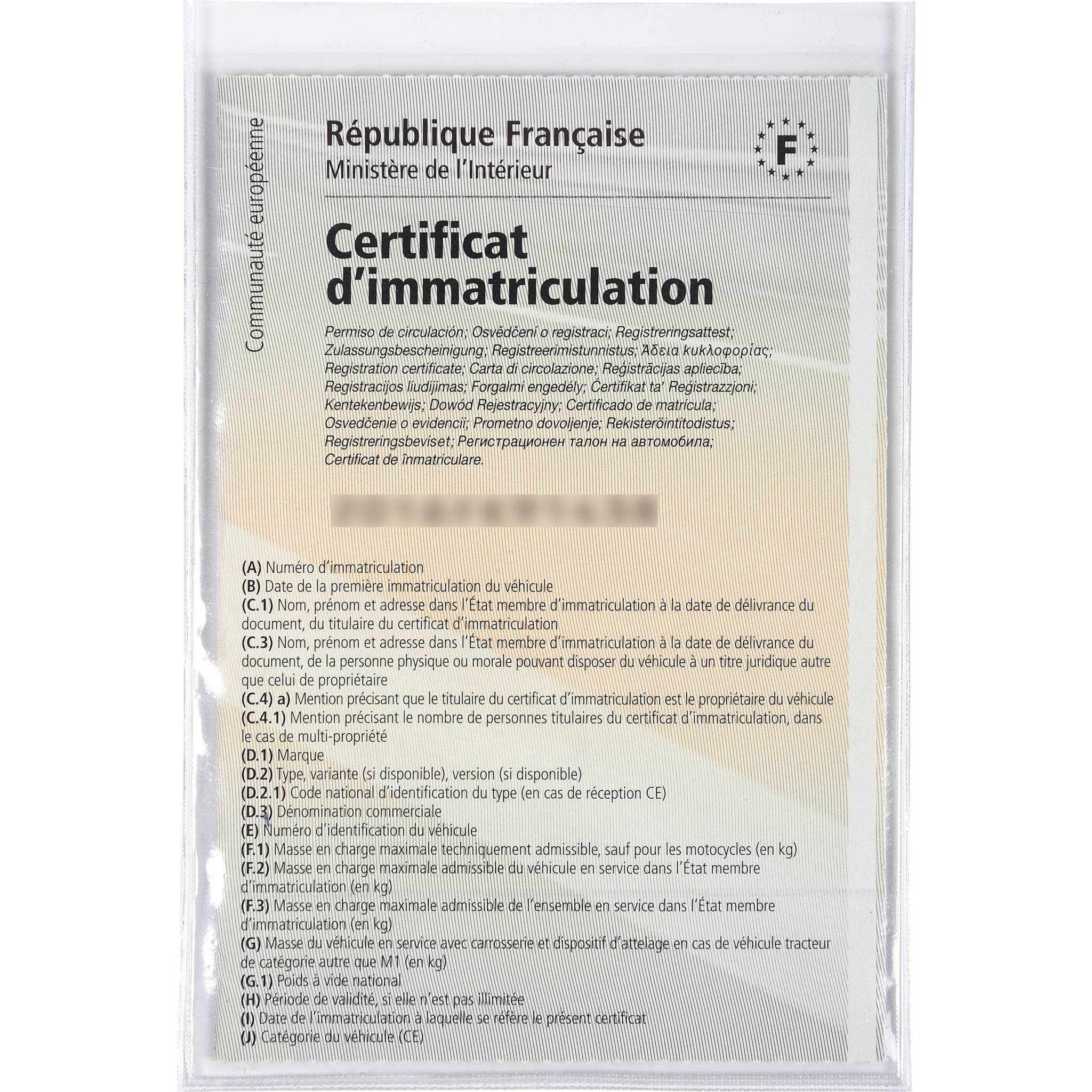 Exacompta 10x 10 Schutzhüllen für KFZ- Führerschein PVC 88x138mm Kristall 5395UE