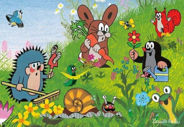 Puzzle Ravensburger Gartenparty mit Freunden 2 X 12 Teile
