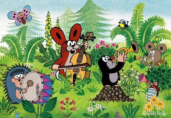 Puzzle Ravensburger Gartenparty mit Freunden 2 X 12 Teile