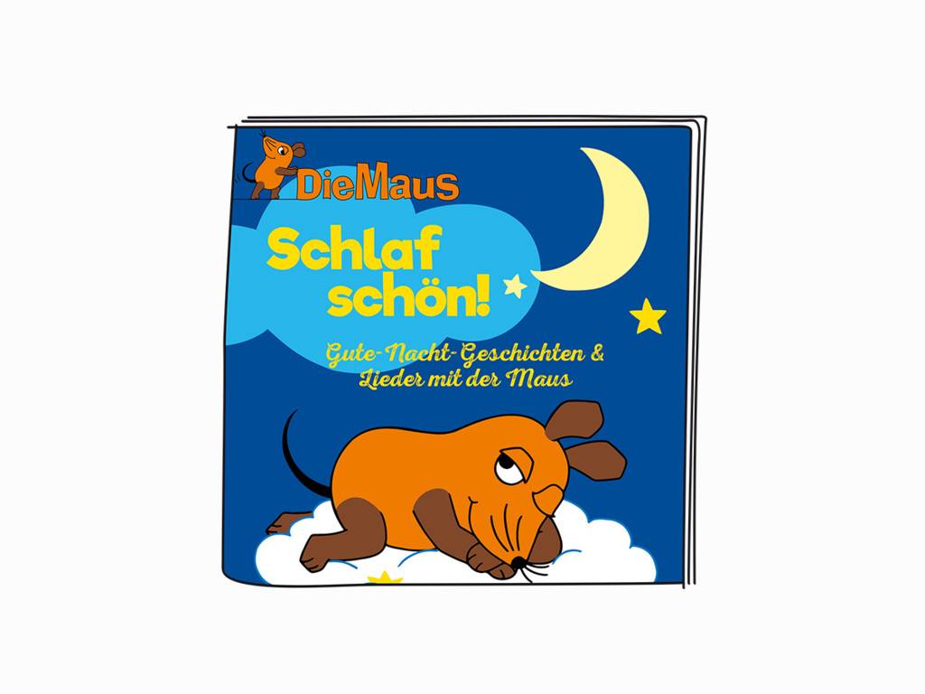 Umschlag eines Kinderbuches mit dem Titel „Die Maus Schlaf schön!