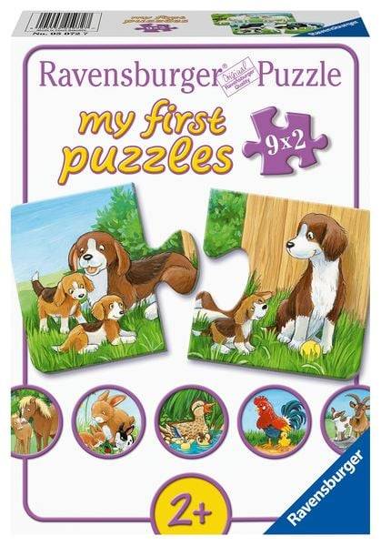 Puzzle Ravensburger Tierfamilien auf dem Bauernhof 9 X 2 Teile