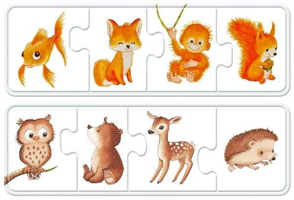 Puzzle Ravensburger Meine liebsten Tierkinder 6 X 4 Teile