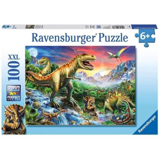 Ravensburger Ravensburger Puzzle Bei den Dinosauriern, 100 Teile