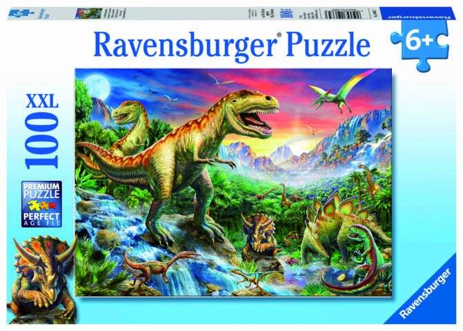 Ravensburger Ravensburger Puzzle Bei den Dinosauriern, 100 Teile