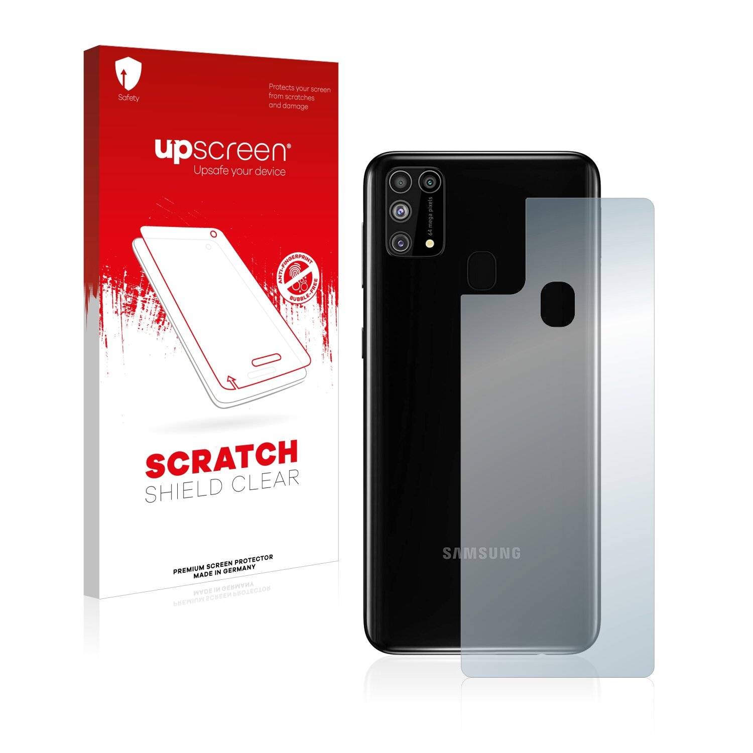 upscreen Scratch Shield Clear Premium Displayschutzfolie für Samsung Galaxy M31 Prime