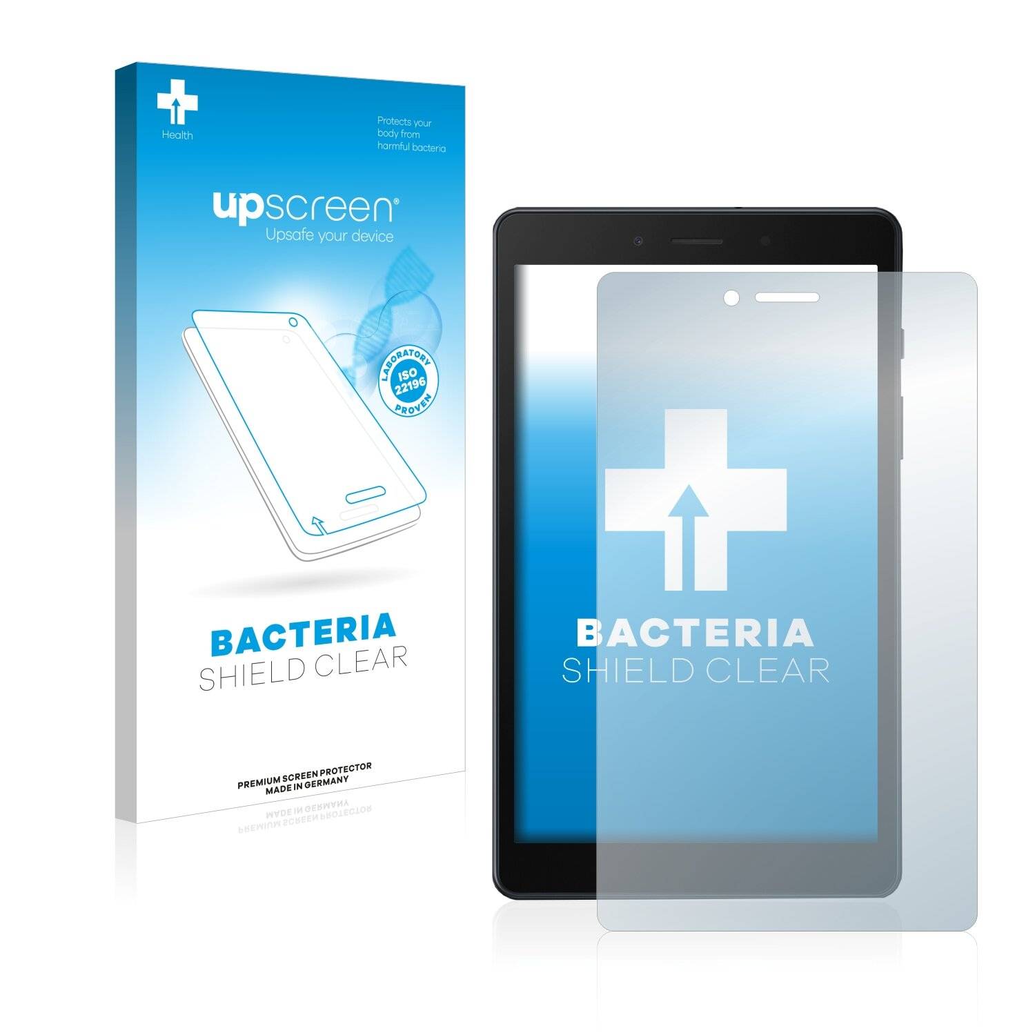 upscreen Bacteria Shield Clear Premium Antibakterielle Displayschutzfolie für Samsung Galaxy