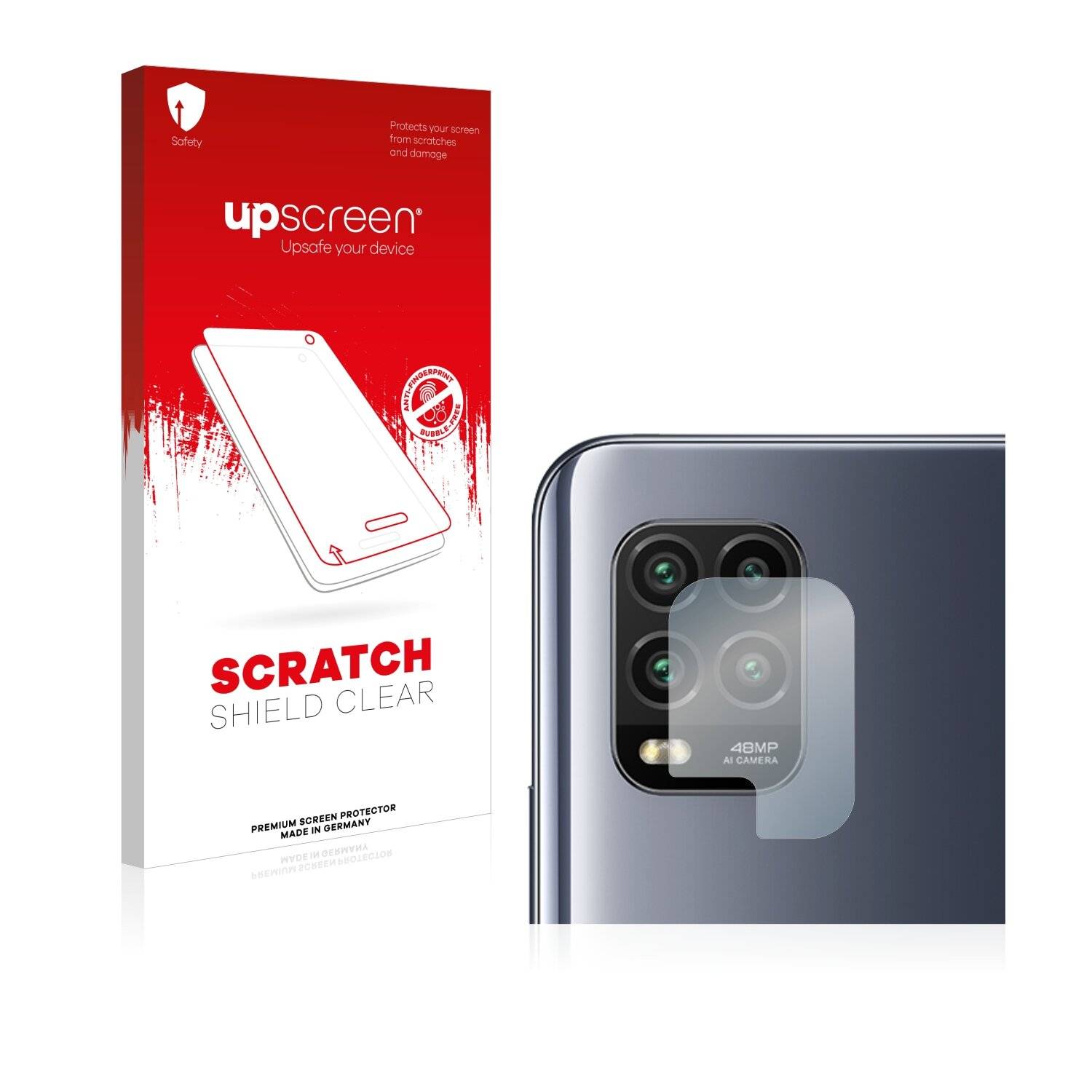 upscreen Scratch Shield Clear Premium Displayschutzfolie für Xiaomi Mi 10 Lite (NUR