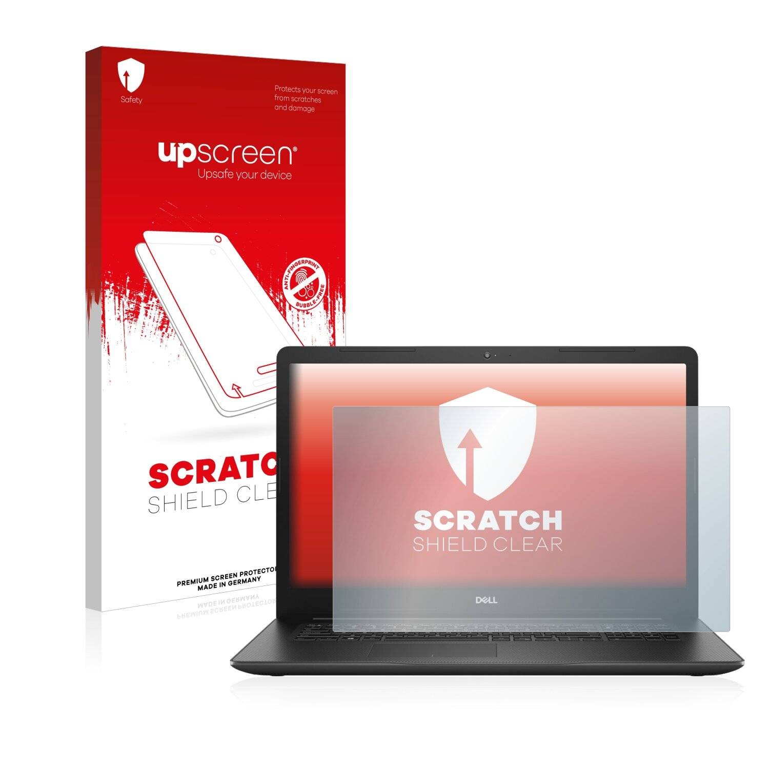 upscreen Scratch Shield Clear Premium Displayschutzfolie für Dell Inspiron 17