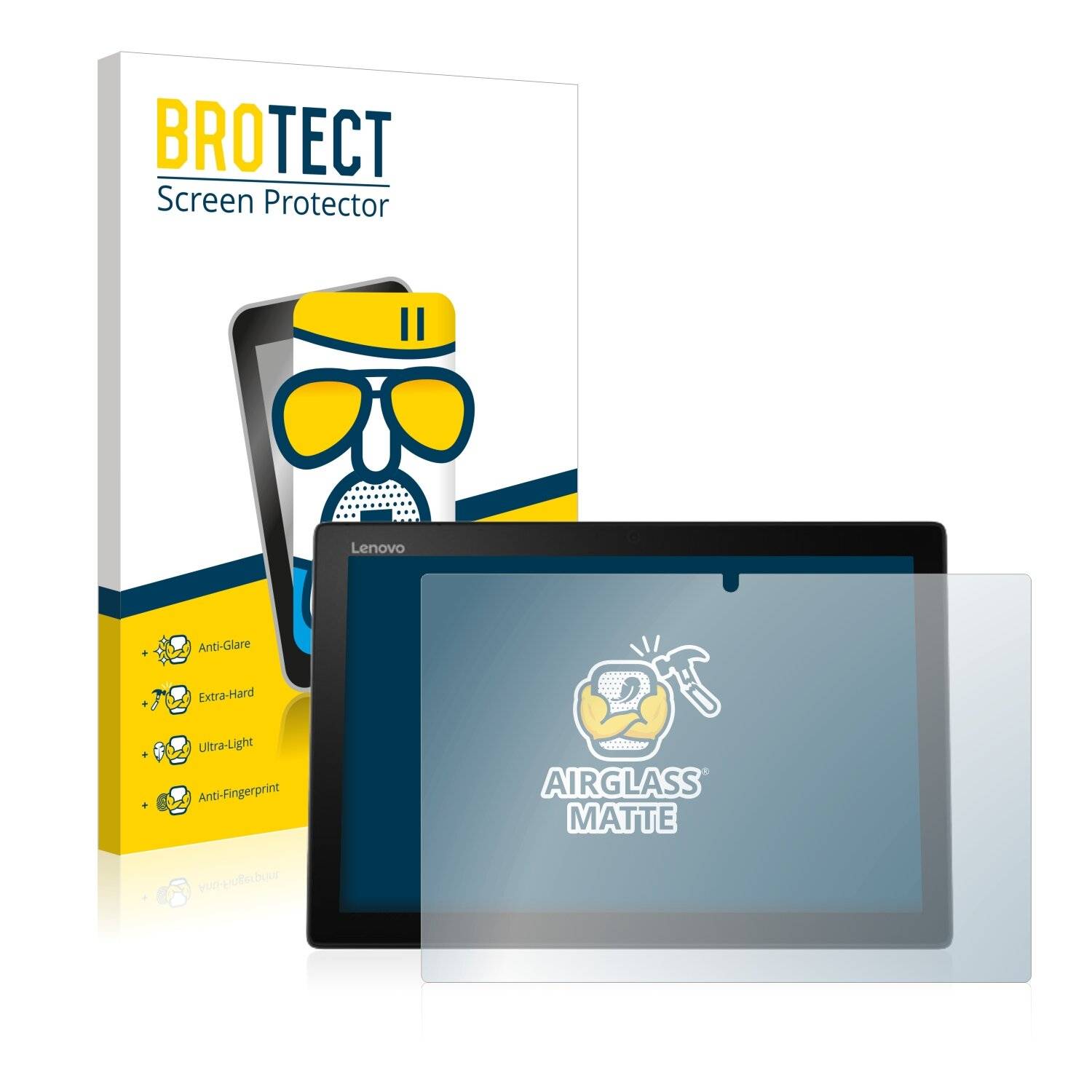 BROTECT AirGlass Matte Schutzglas Folie für Lenovo Ideapad Miix 520