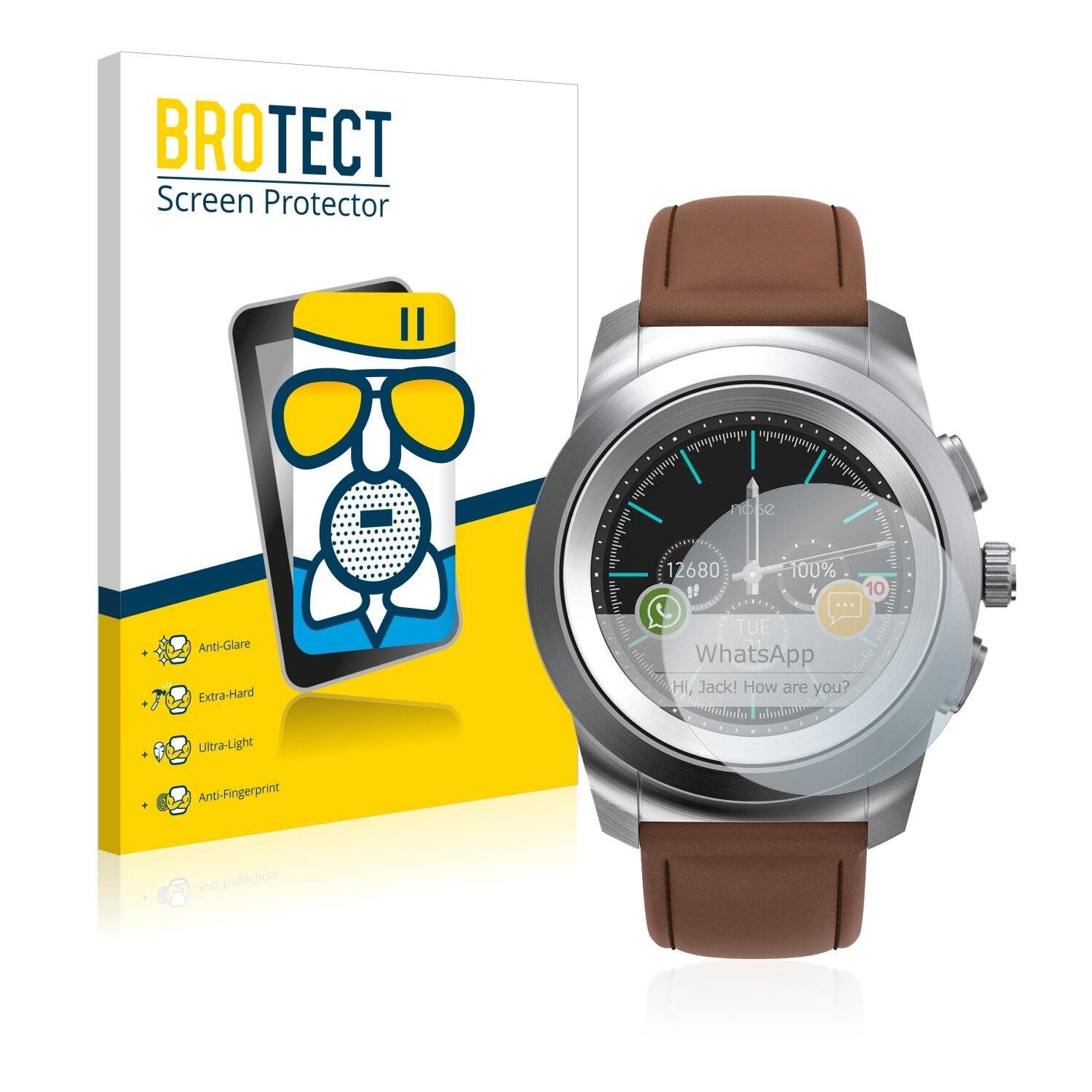BROTECT AirGlass Matte Schutzglas Folie für Noise Fit