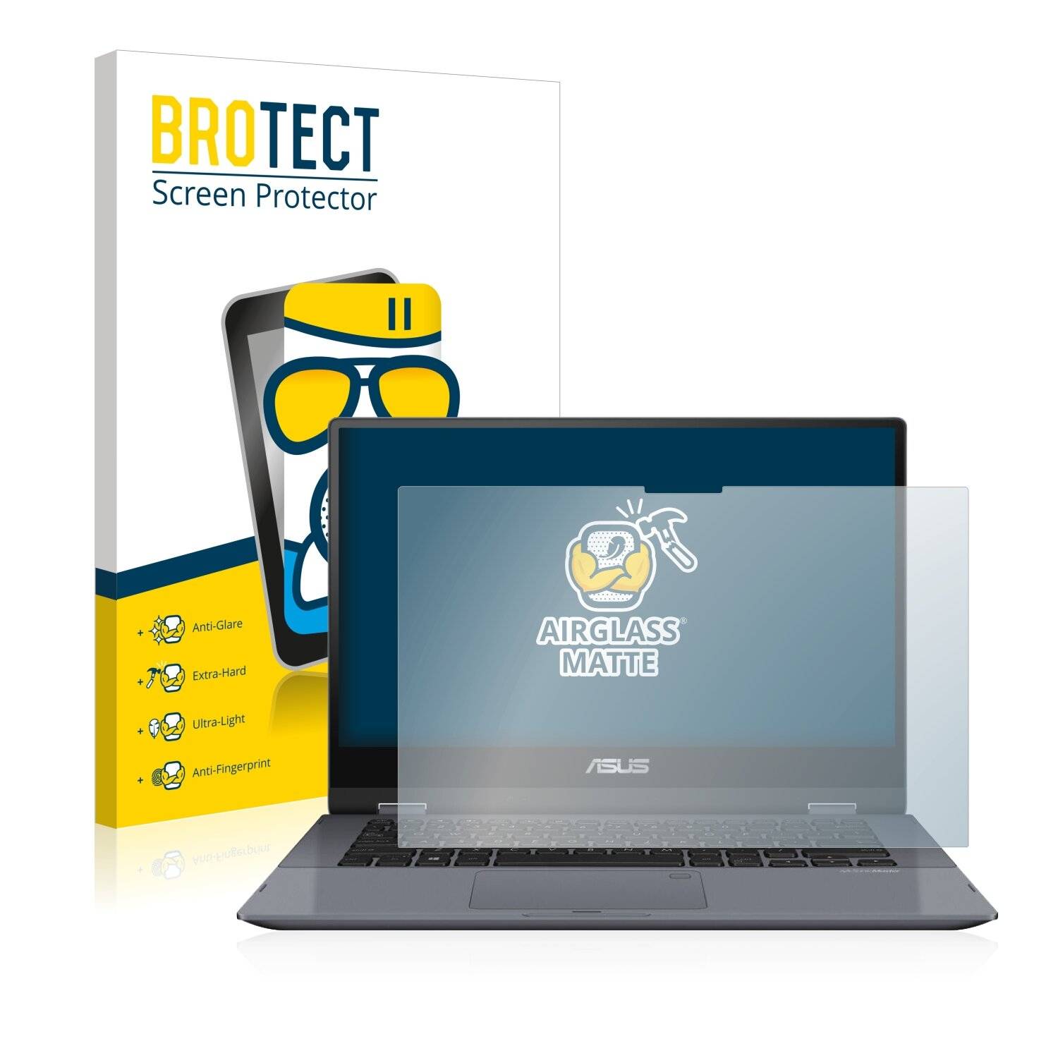 BROTECT AirGlass Matte Schutzglas Folie für Dell XPS 9500