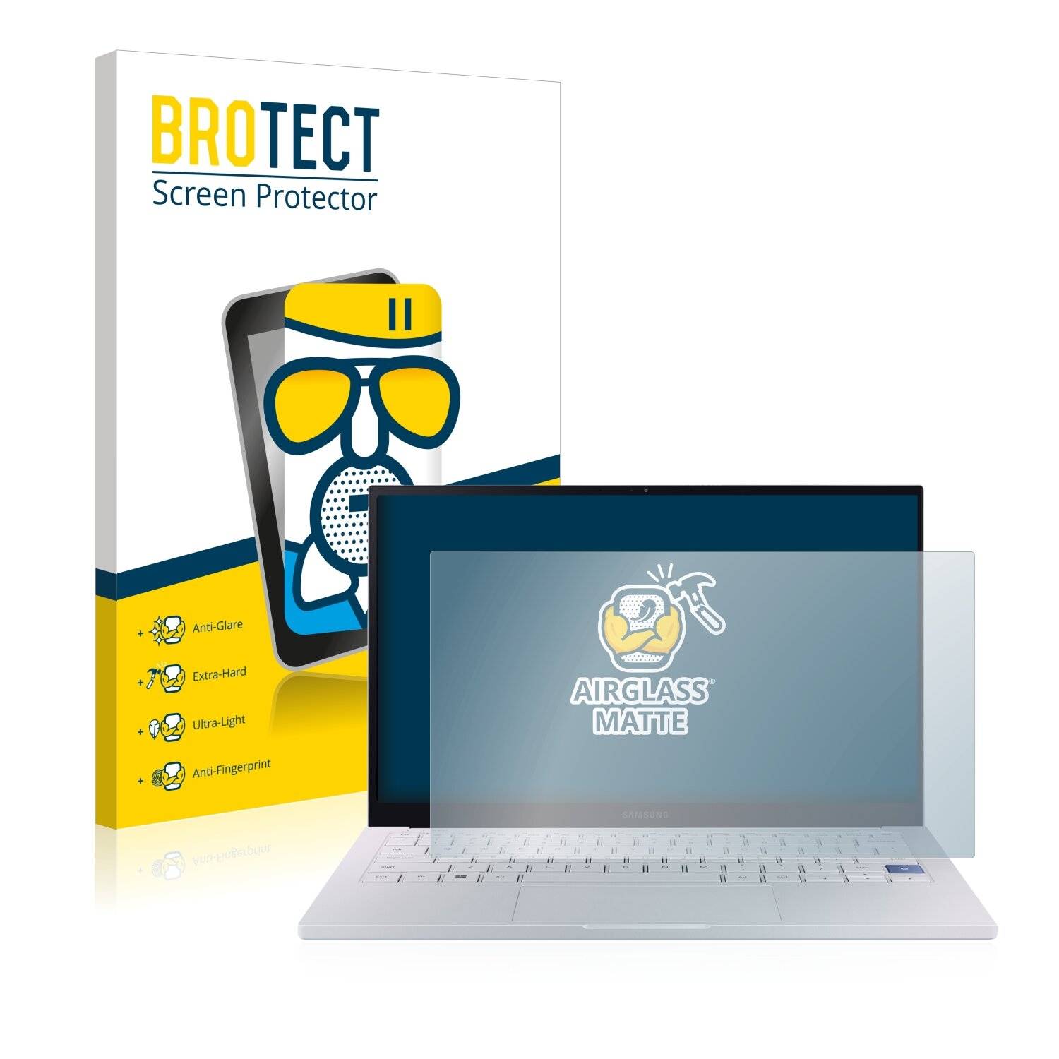 BROTECT AirGlass Matte Schutzglas Folie für Samsung Galaxy Book Ion