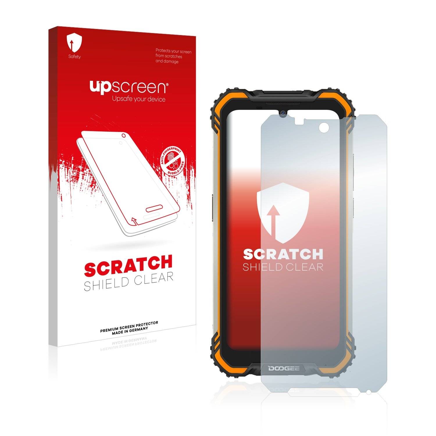upscreen Scratch Shield Clear Premium Displayschutzfolie für Doogee S58
