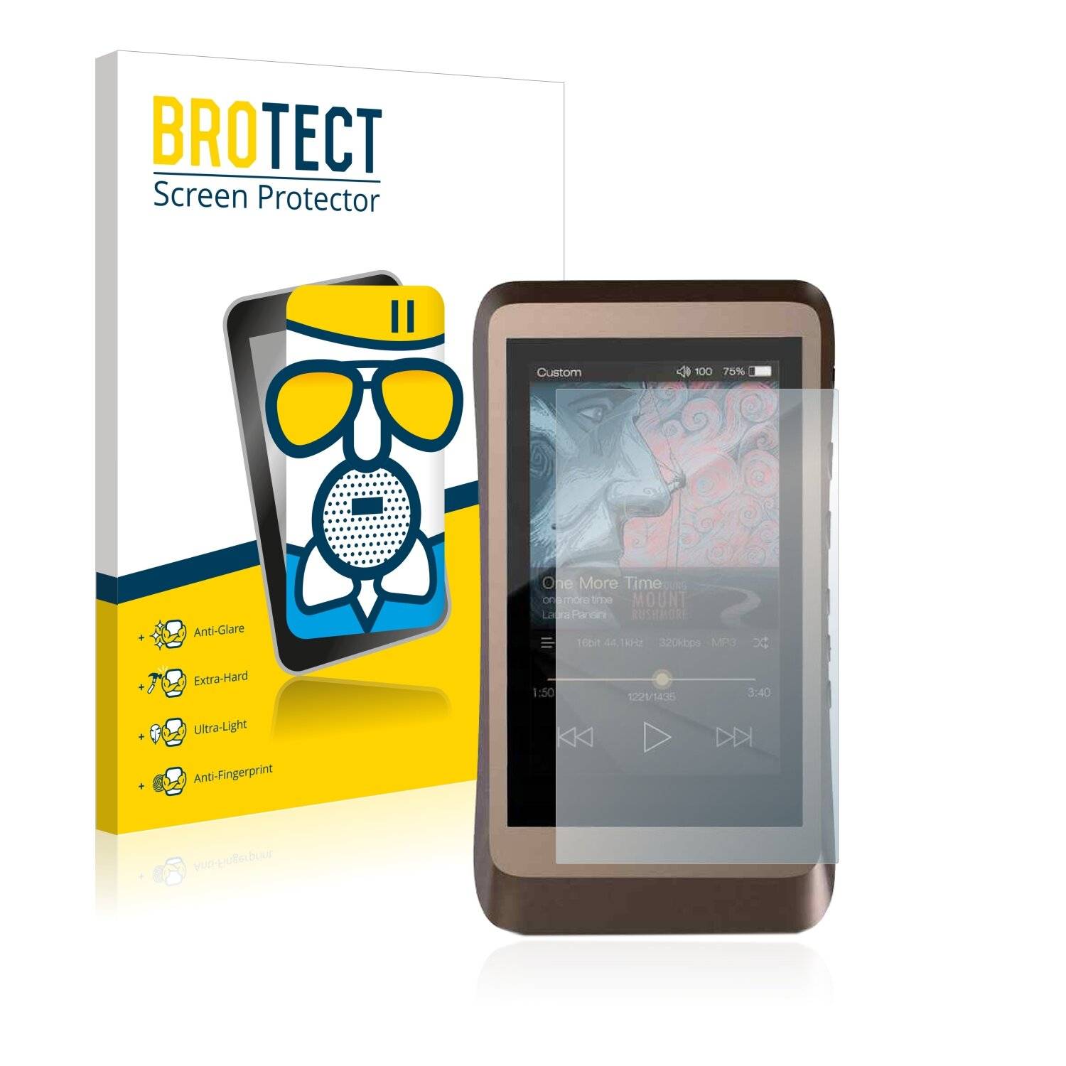 BROTECT AirGlass Matte Schutzglas Folie für iBasso