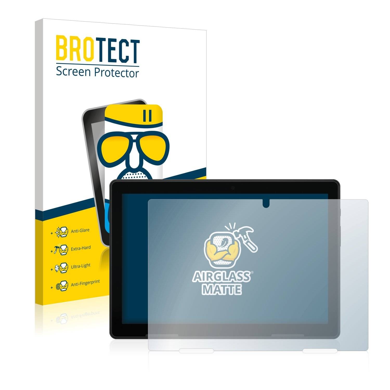BROTECT AirGlass Matte Schutzglas Folie für Medion Lifetab