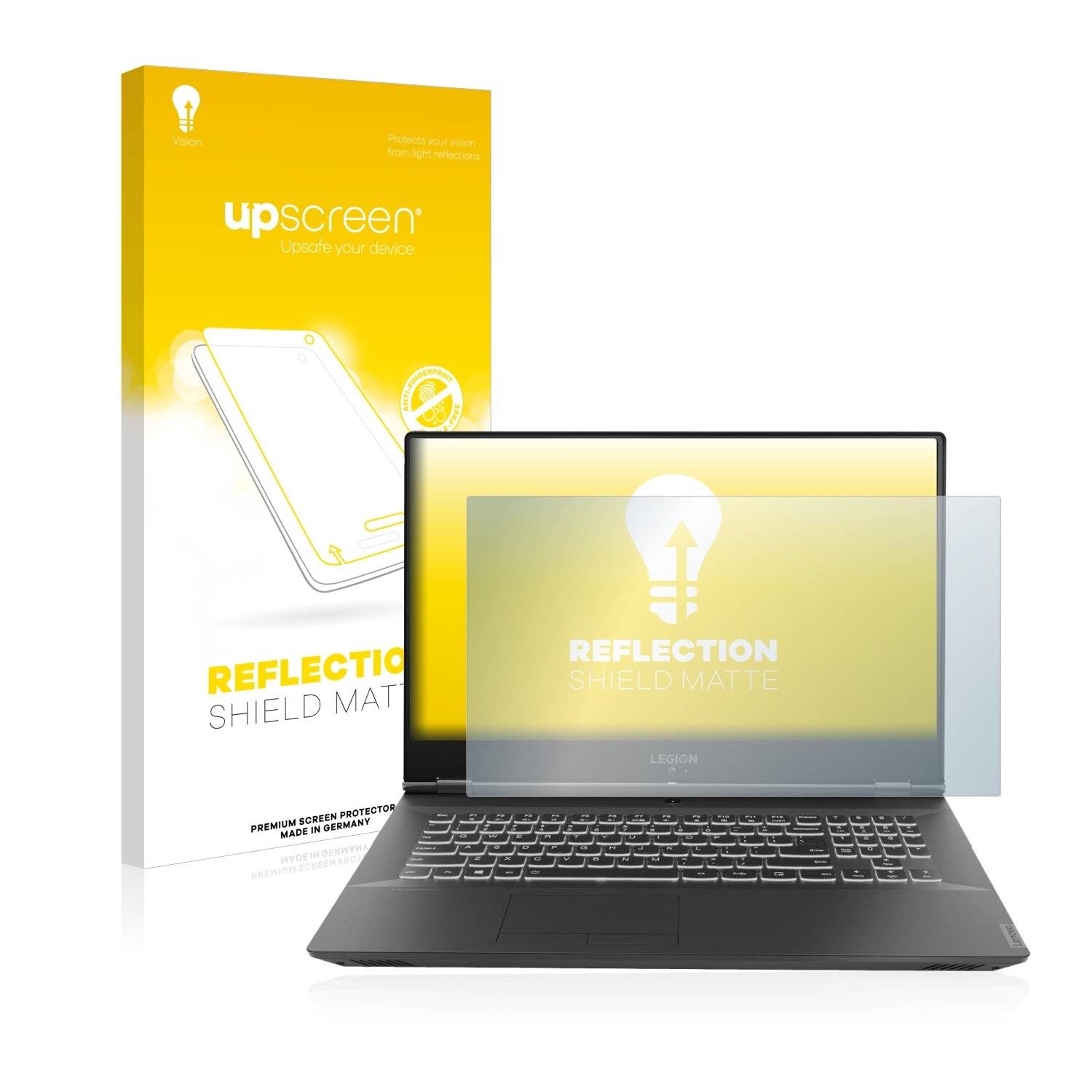 upscreen Reflection Shield Matte Premium Displayschutzfolie für Lenovo Legion Y540