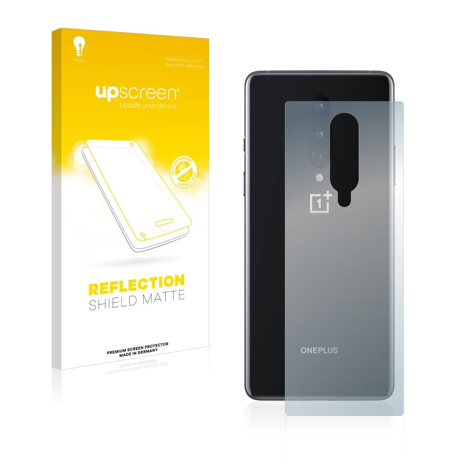 upscreen Reflection Shield Matte Premium Displayschutzfolie für OnePlus 8