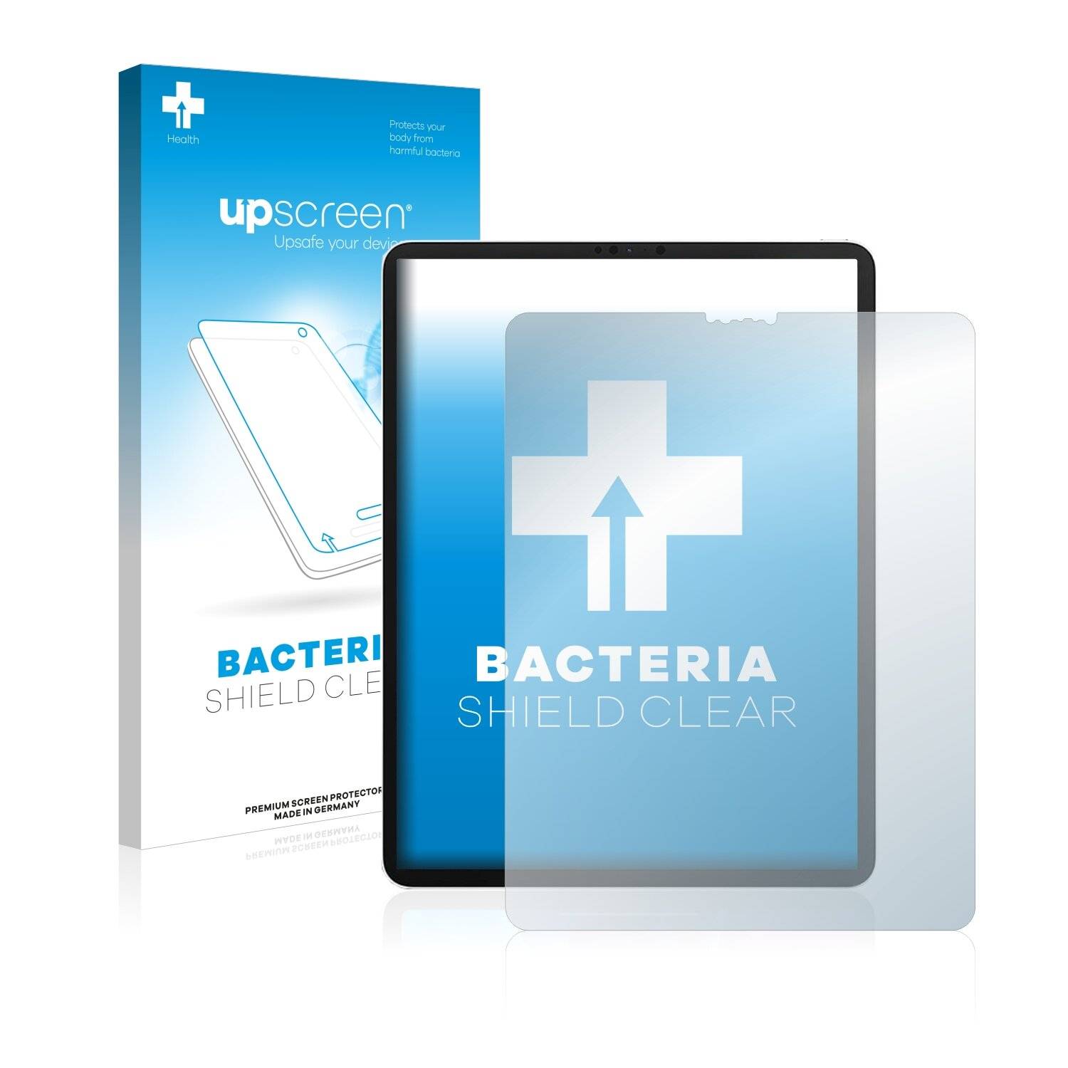 upscreen Bacteria Shield Clear Premium Antibakterielle Displayschutzfolie für Apple iPad Pro