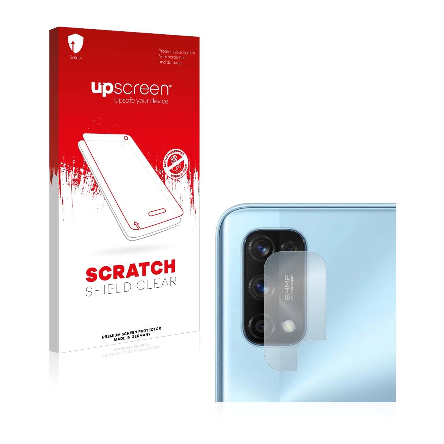 upscreen Scratch Shield Clear Premium Displayschutzfolie für Realme 7 Pro (NUR