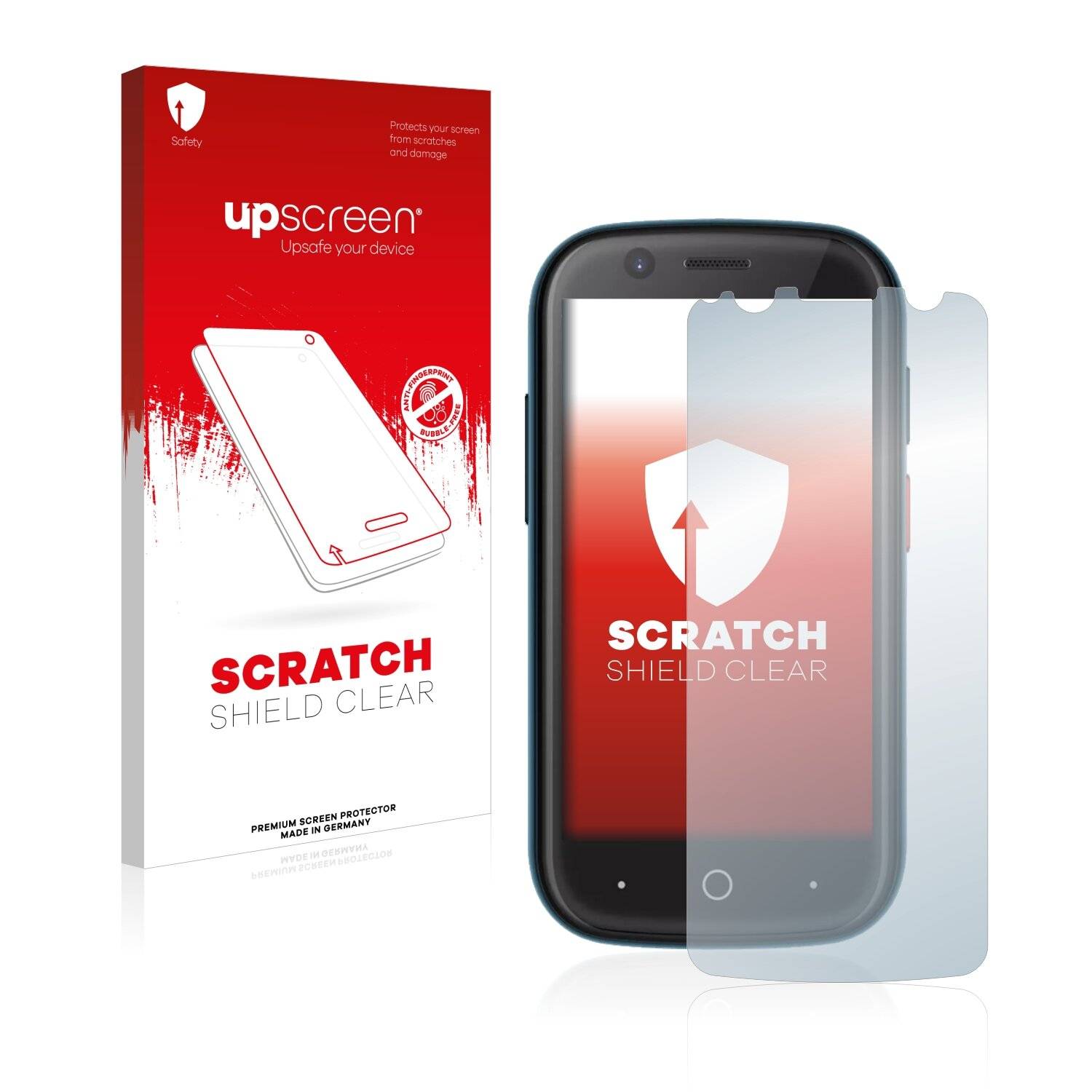 upscreen Scratch Shield Clear Premium Displayschutzfolie für Unihertz Jelly