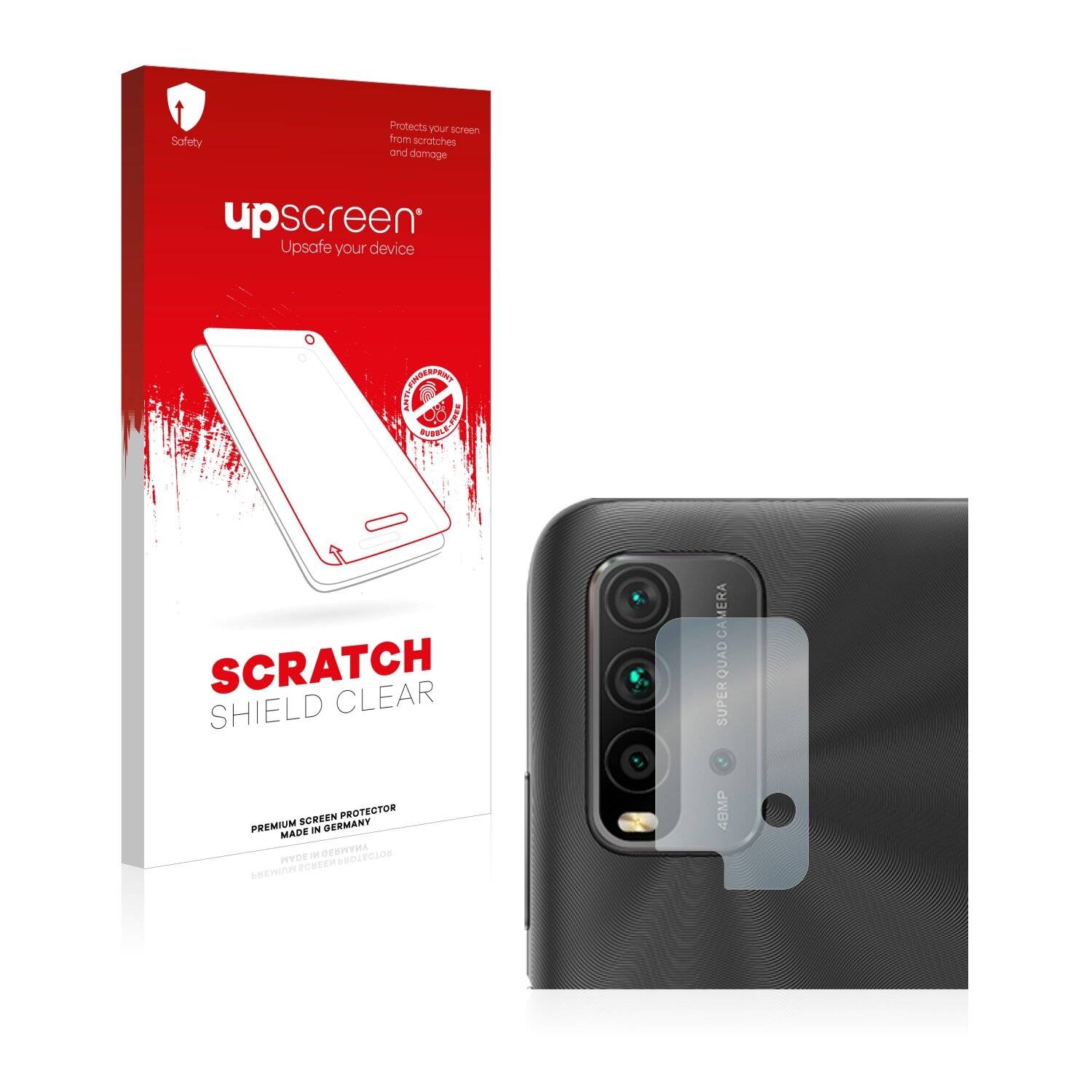upscreen Scratch Shield Clear Premium Displayschutzfolie für Xiaomi Redmi 9 Power (NUR