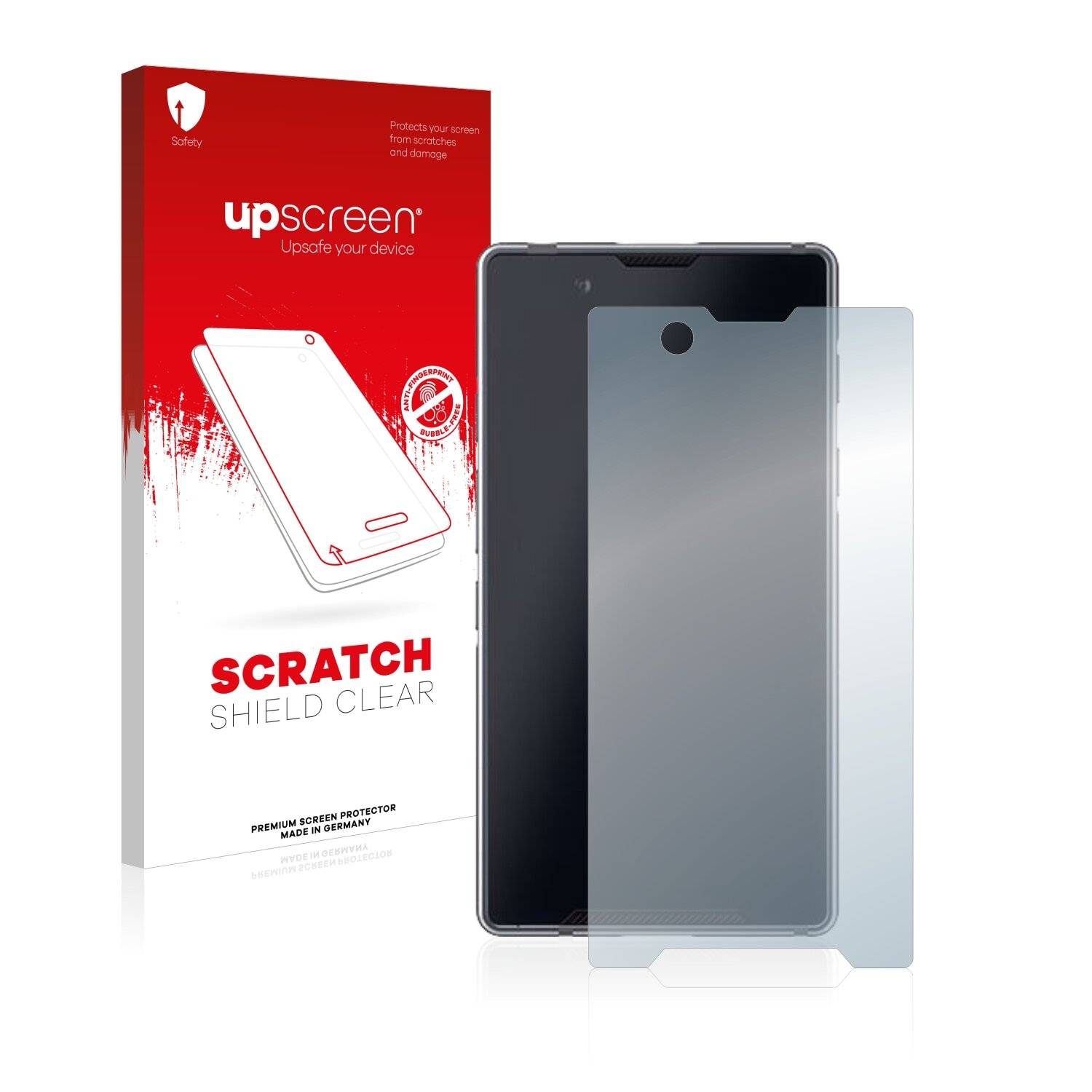 upscreen Scratch Shield Clear Premium Displayschutzfolie für Bittium Tough Mobile