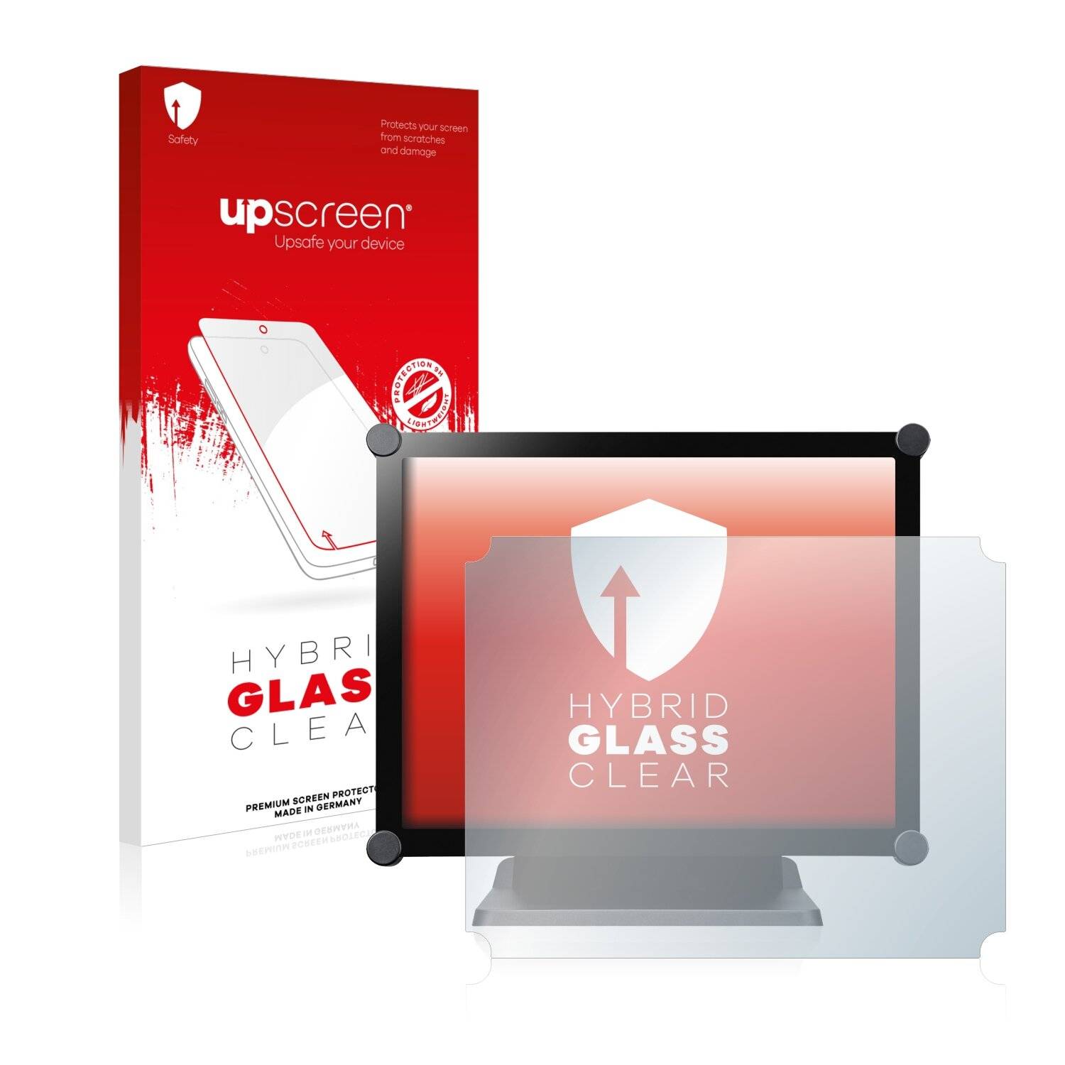 upscreen Hybrid Glass Clear Premium Schutzglas Folie für Neovo