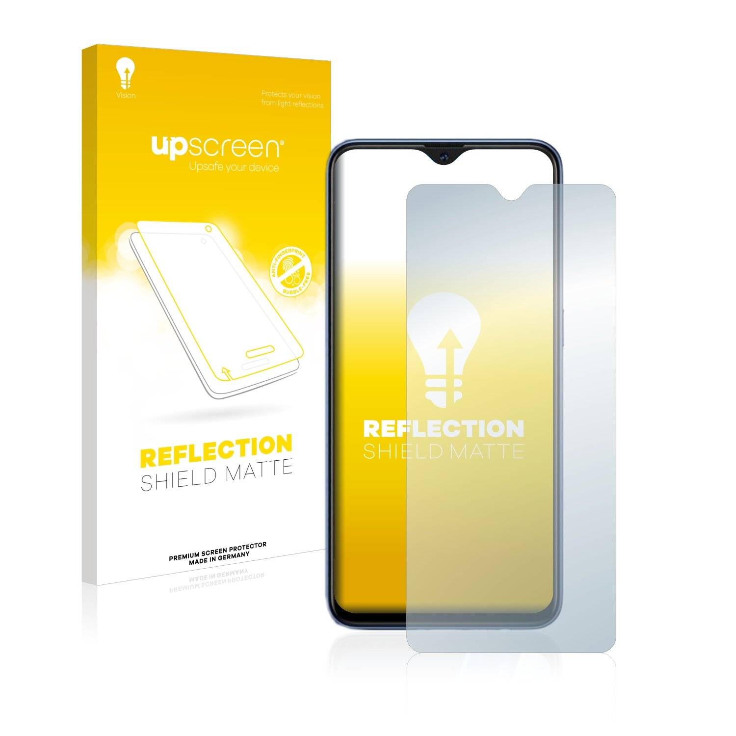 upscreen Reflection Shield Matte Premium Displayschutzfolie für Oppo