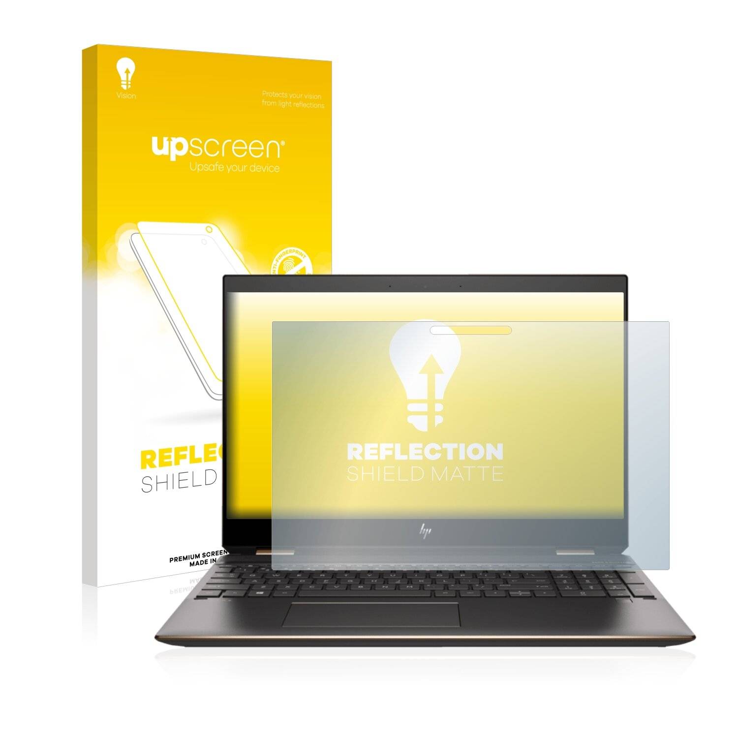 upscreen Reflection Shield Matte Premium Displayschutzfolie für HP Spectre X360
