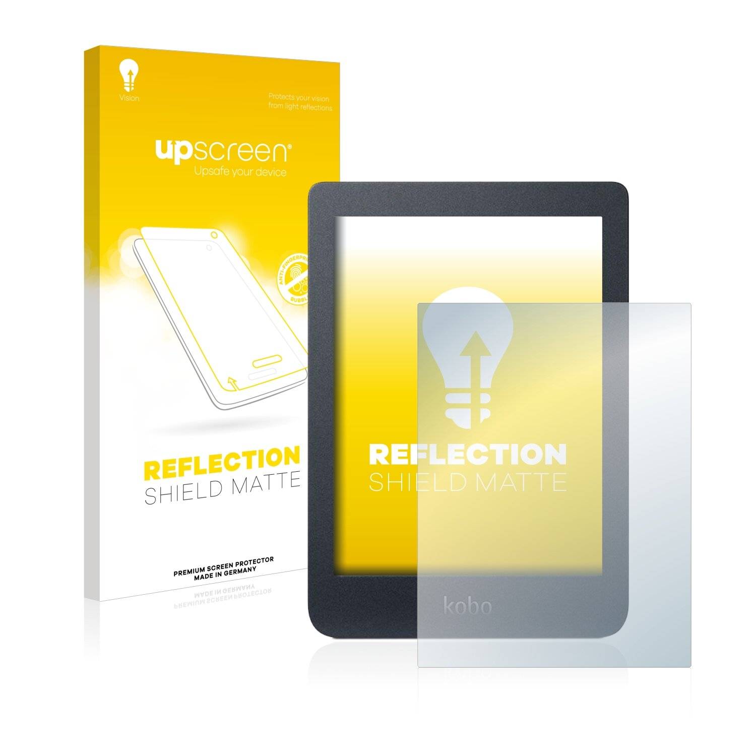 upscreen Reflection Shield Matte Premium Displayschutzfolie für Kobo
