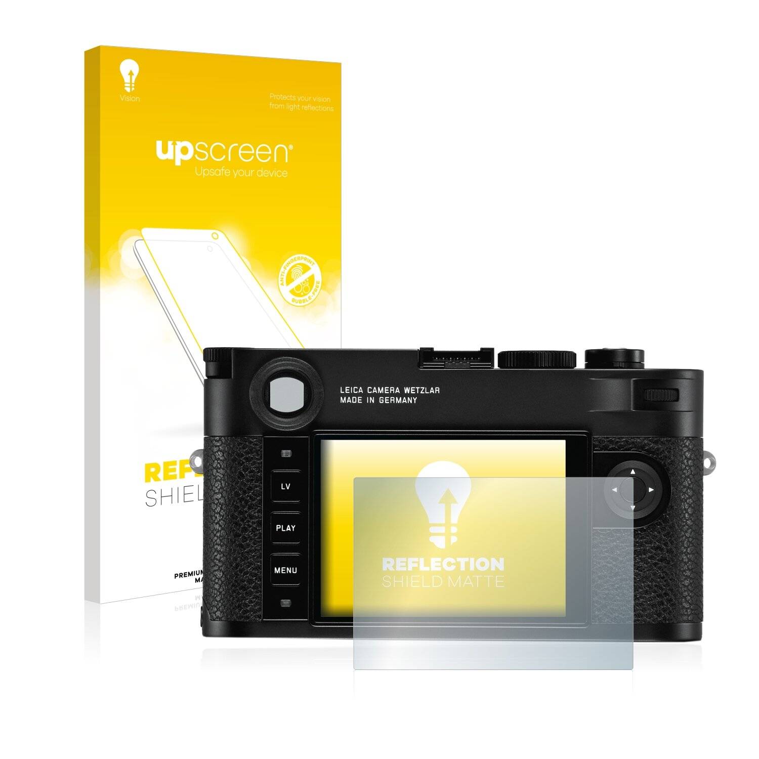 upscreen Reflection Shield Matte Premium Displayschutzfolie für Leicha