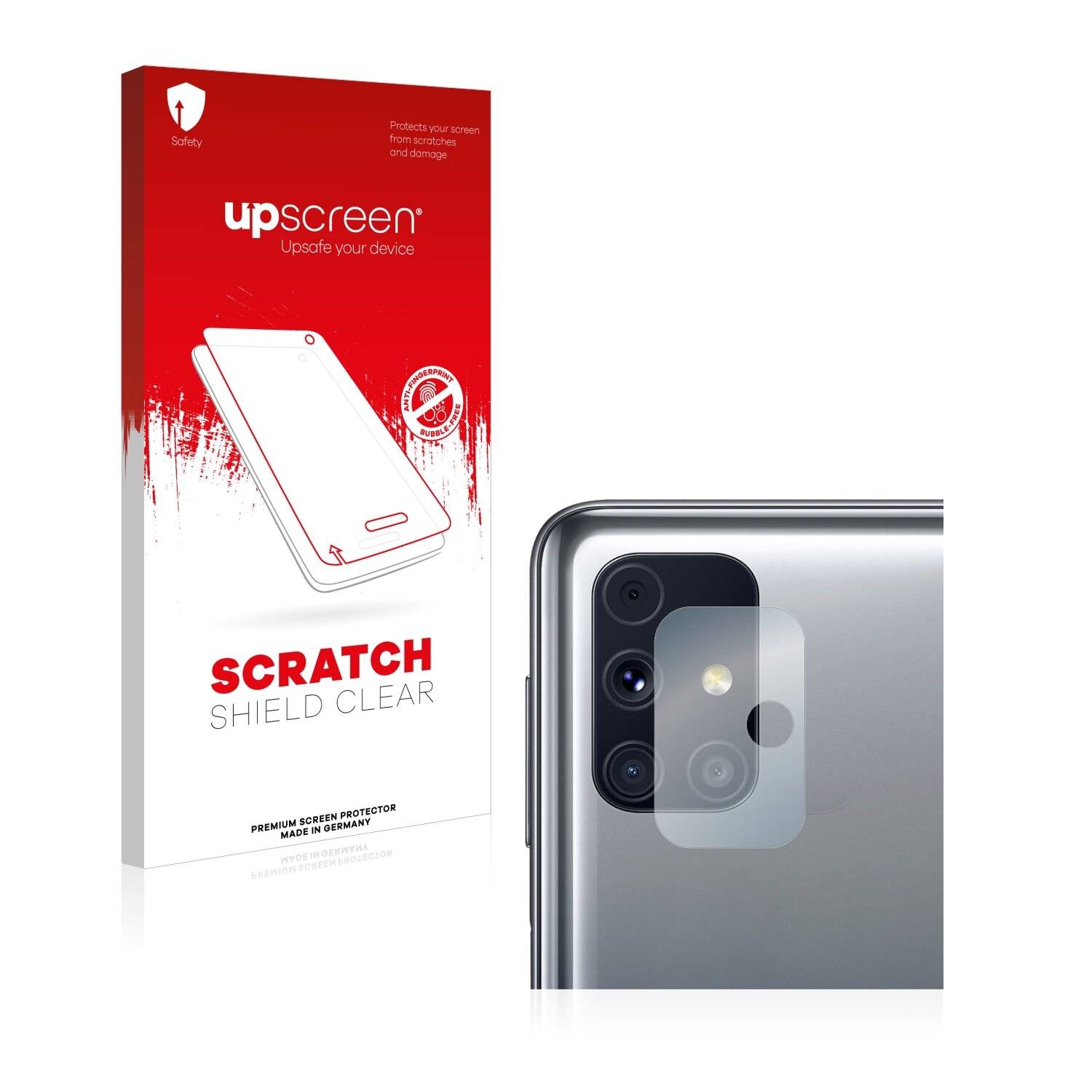 upscreen Scratch Shield Clear Premium Displayschutzfolie für Samsung Galaxy M31s (NUR