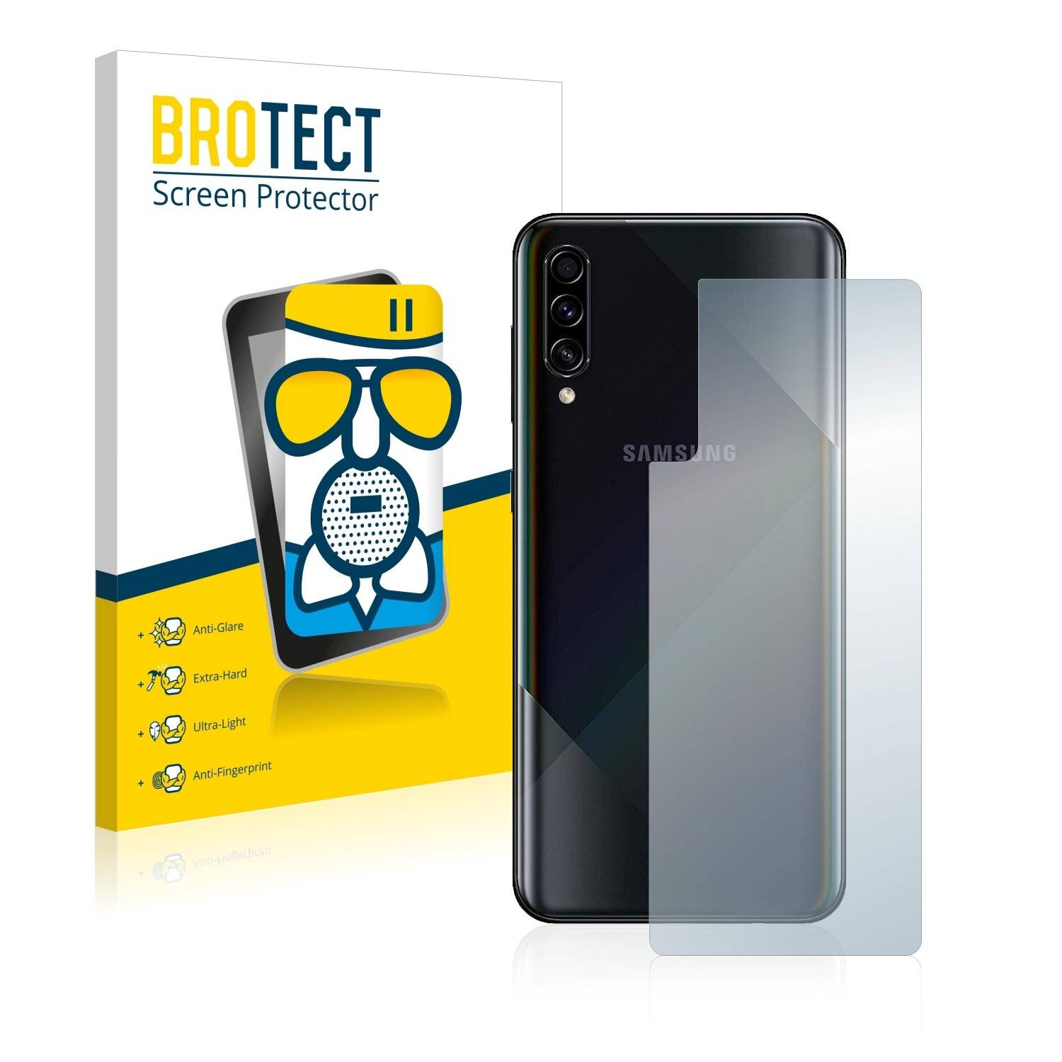 BROTECT AirGlass Matte Schutzglas Folie für Samsung Galaxy A50s