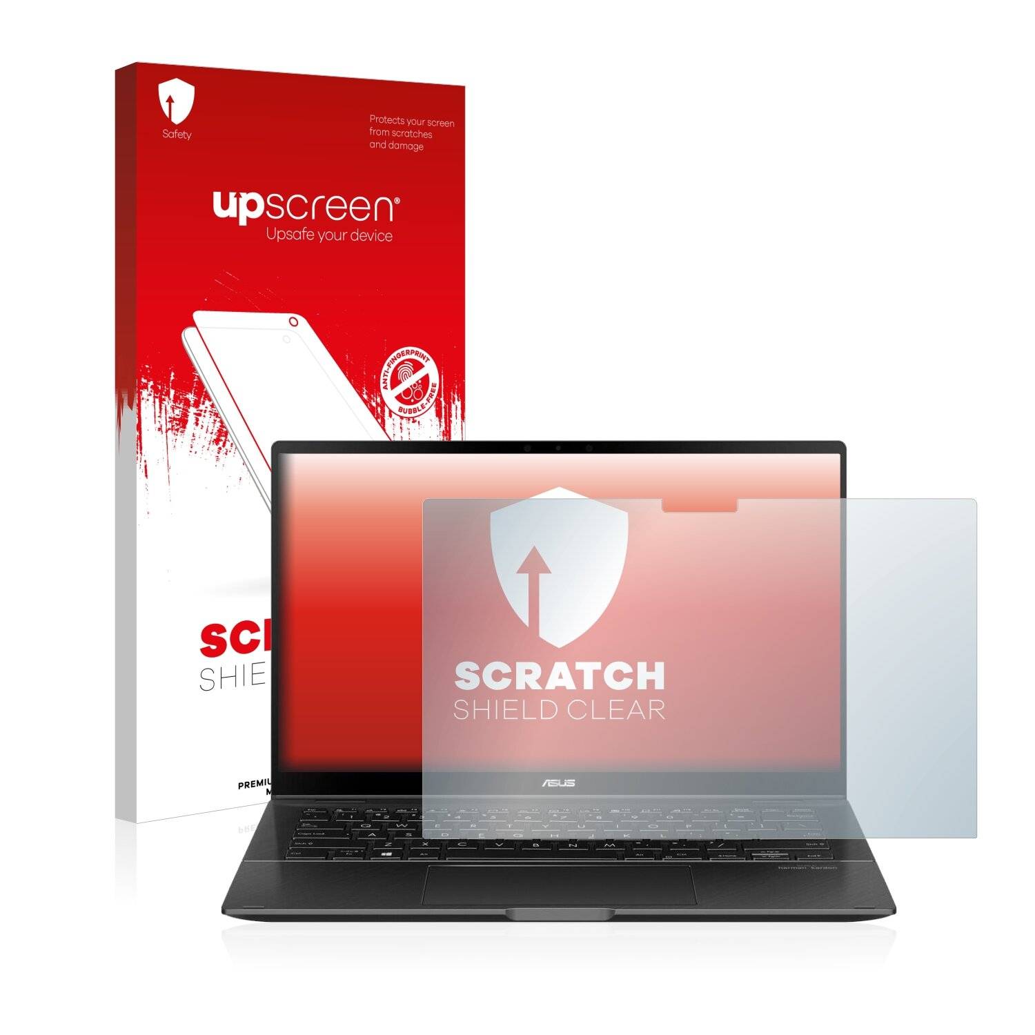 upscreen Scratch Shield Clear Premium Displayschutzfolie für Asus ZenBook Flip 14