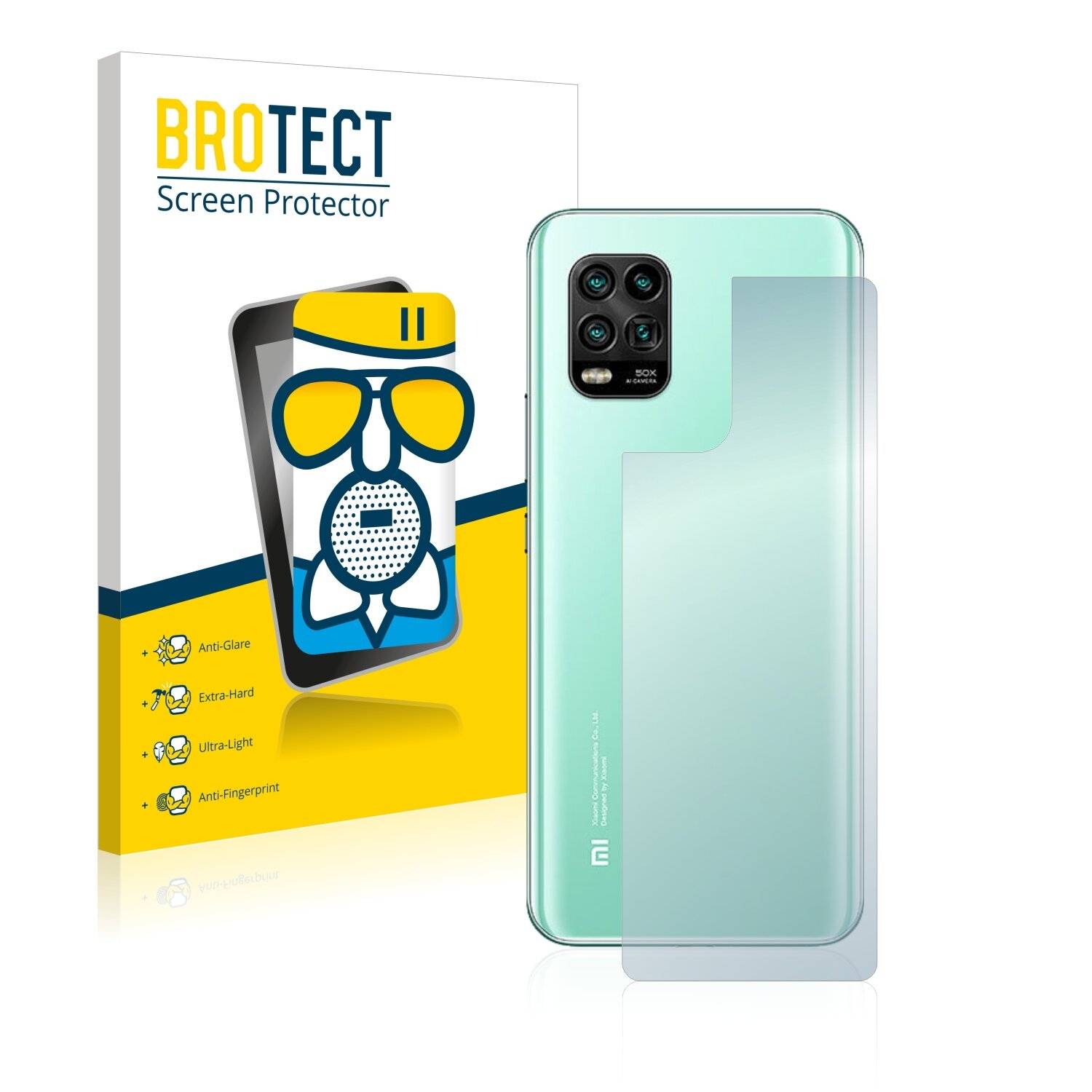 BROTECT AirGlass Matte Schutzglas Folie für Xiaomi Mi 10 Lite Zoom