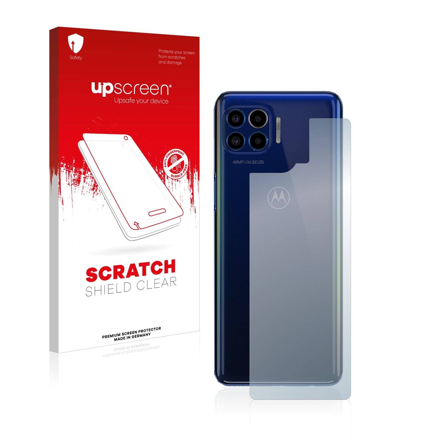 upscreen Scratch Shield Clear Premium Displayschutzfolie für Motorola One 5G